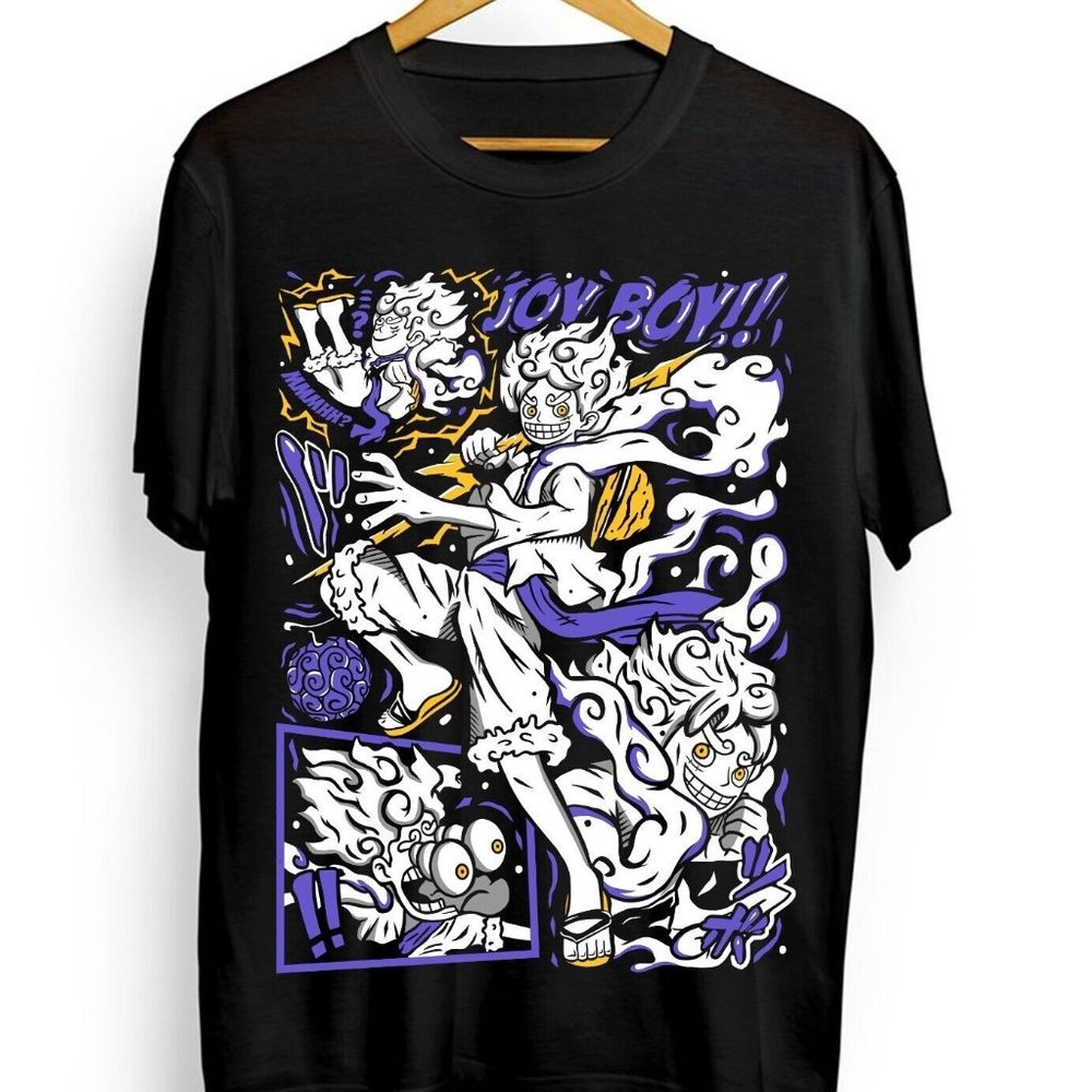 One Piece T-shirt Monkey D Luffy Gear 5 Zoro Yamato Franky Ace Anime Gift Shirt